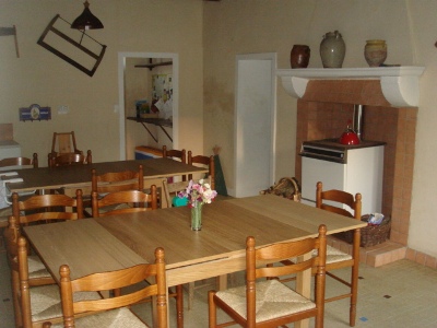Dining area in the farmhouse Dining area in the farmhouse